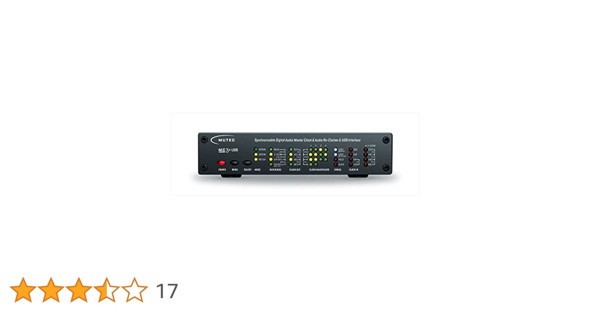 MUTEC MC-3+USB Black おまけつき Mutec MC-3+ USB Master Clock - Black | Sweetwater